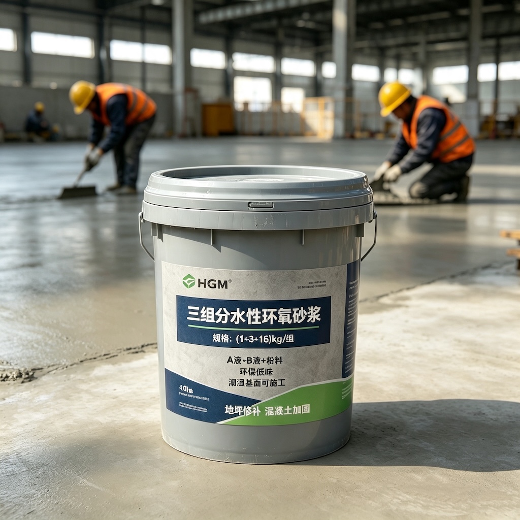 蒙山三组份水性环氧砂浆